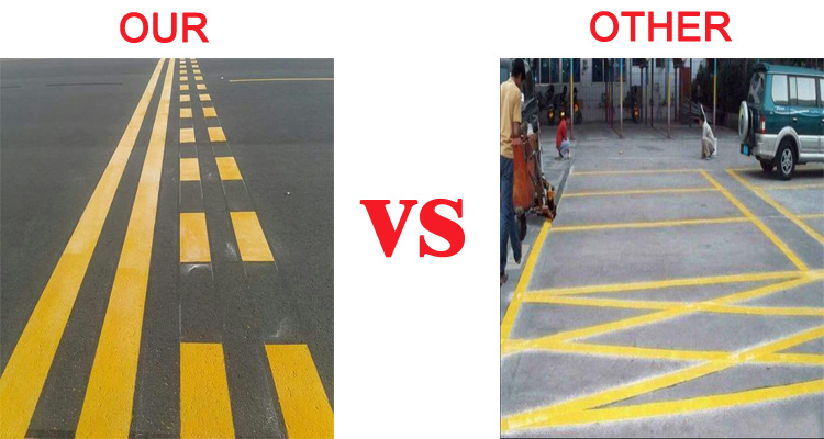 Hot Melt Thermoplastic Road Marking Paint With Superior Adhesion and Visibility