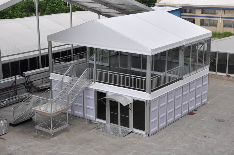 Aluminum Frame Structure Double Decker Tent for Outdoor Activity