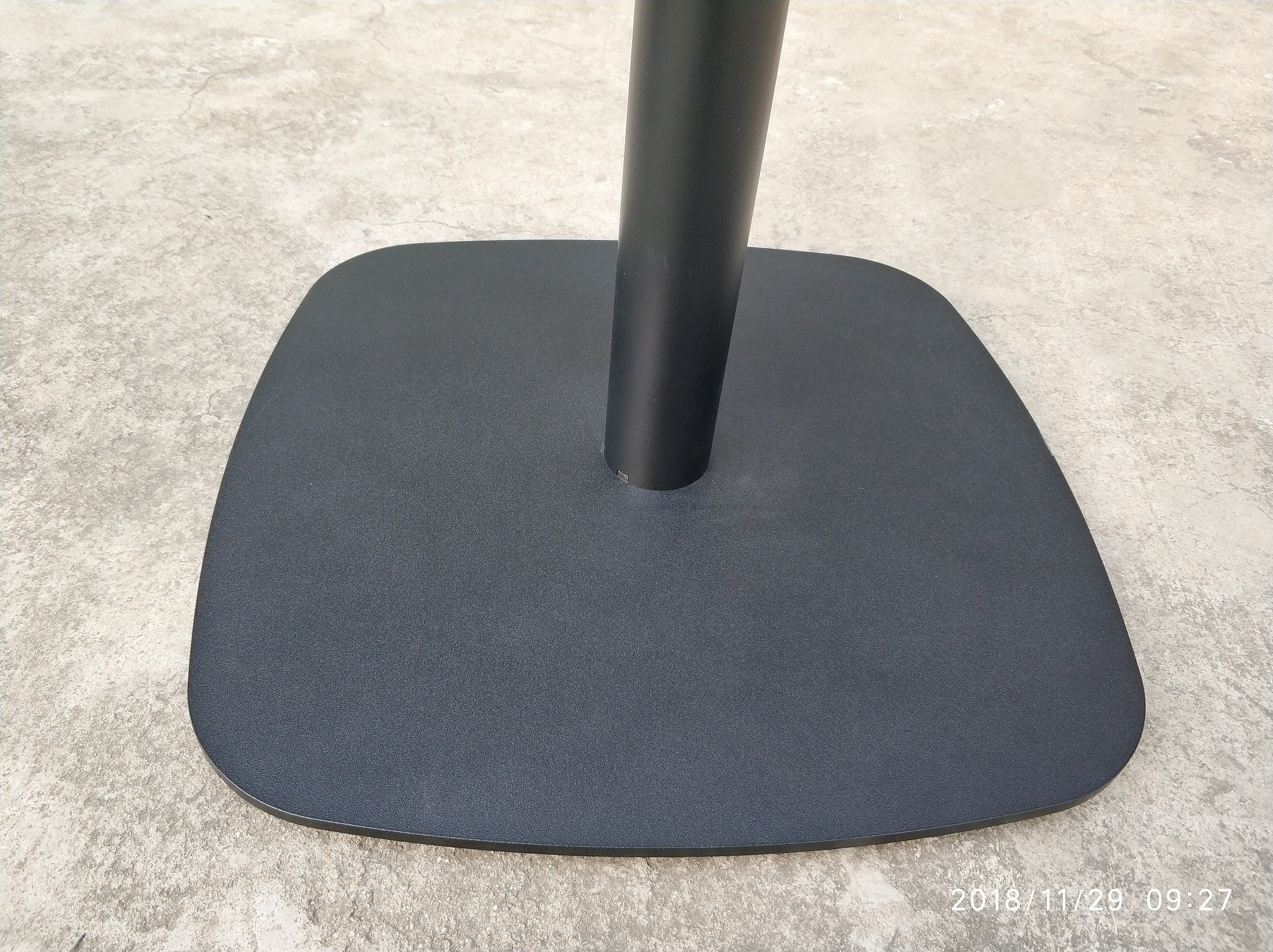 Mild Steel Dining Table Restaurant Table Bases Outdoor Furniture Black metal Table Base