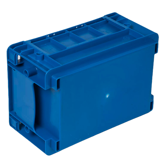 ISO9001 2015 Certified Industrial Plastic Storage Box For Easy Stacking Transport