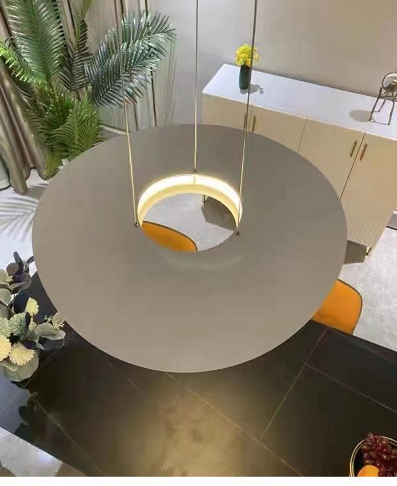 Modern Round Aluminum Led Pendant Lights For Living Room Dining Room LED Chandelier(WH-AP-586)