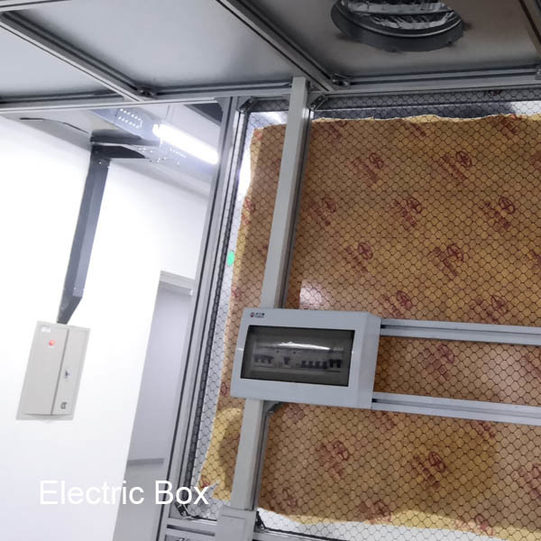 Class 10000 FFU Clean Room Equipment Aluminum Structure With Sliding Doors / Pharmaceutical Clean Booth