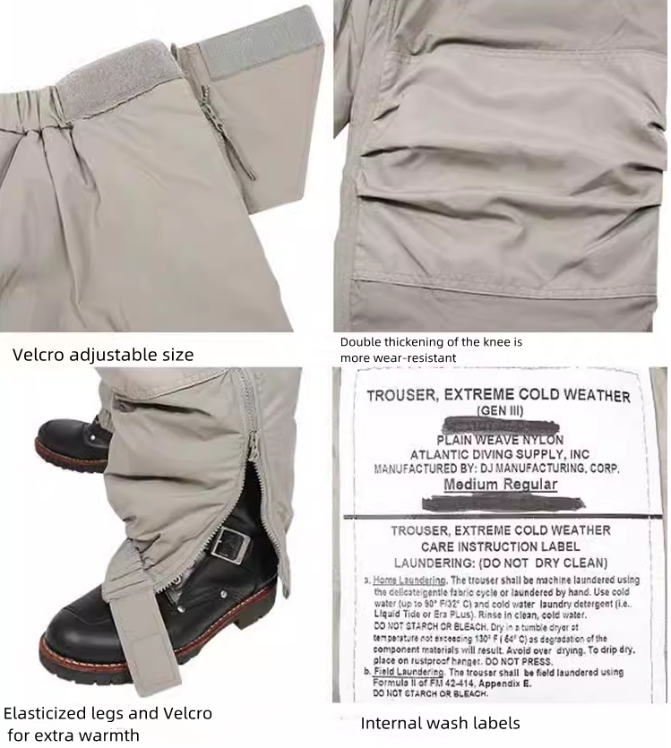 Custom XLR Tactical Military Uniform Lightweight Thickened Cold Protection