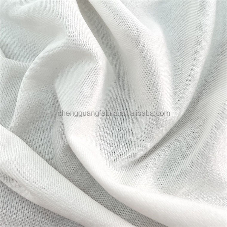Unbleached Grey Fabric 4 way stretch Polyester Fabric at with Sample Frees Style