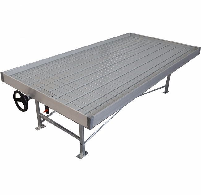 ABS Panel Hydroponic Seedling Greenhouse Rolling Benches 1.22m/4ft Width