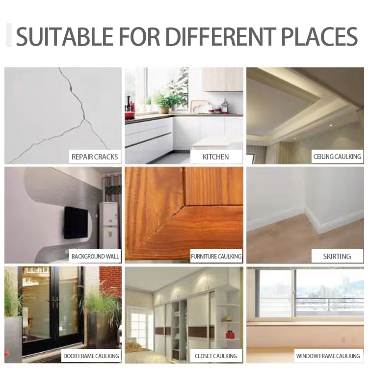 Waterproof Weather Resistant Neutral Silicone Adhesive 300ml Black for Home Decoration