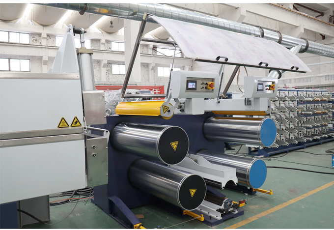 PP Woven Sack Whole Production Line 250m/Min Plastic Drawing Machine