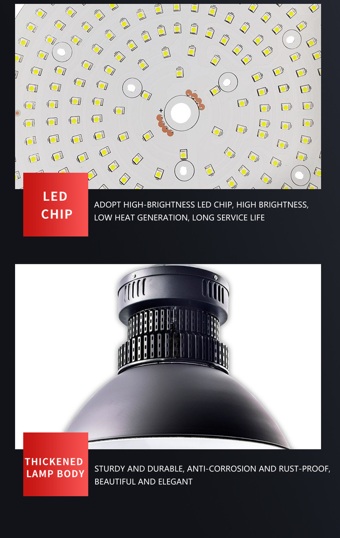Basketball LED High Bay Lights 200W 150W 100W SMD 3030 Customized