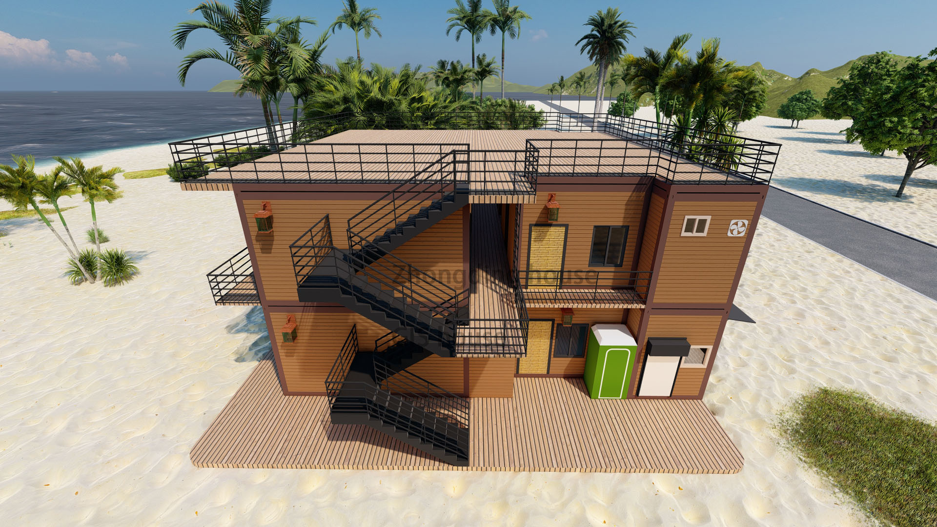 Online Technical Support Modern Modular Seaside Inn Vacation Tiny House Luxury Villa