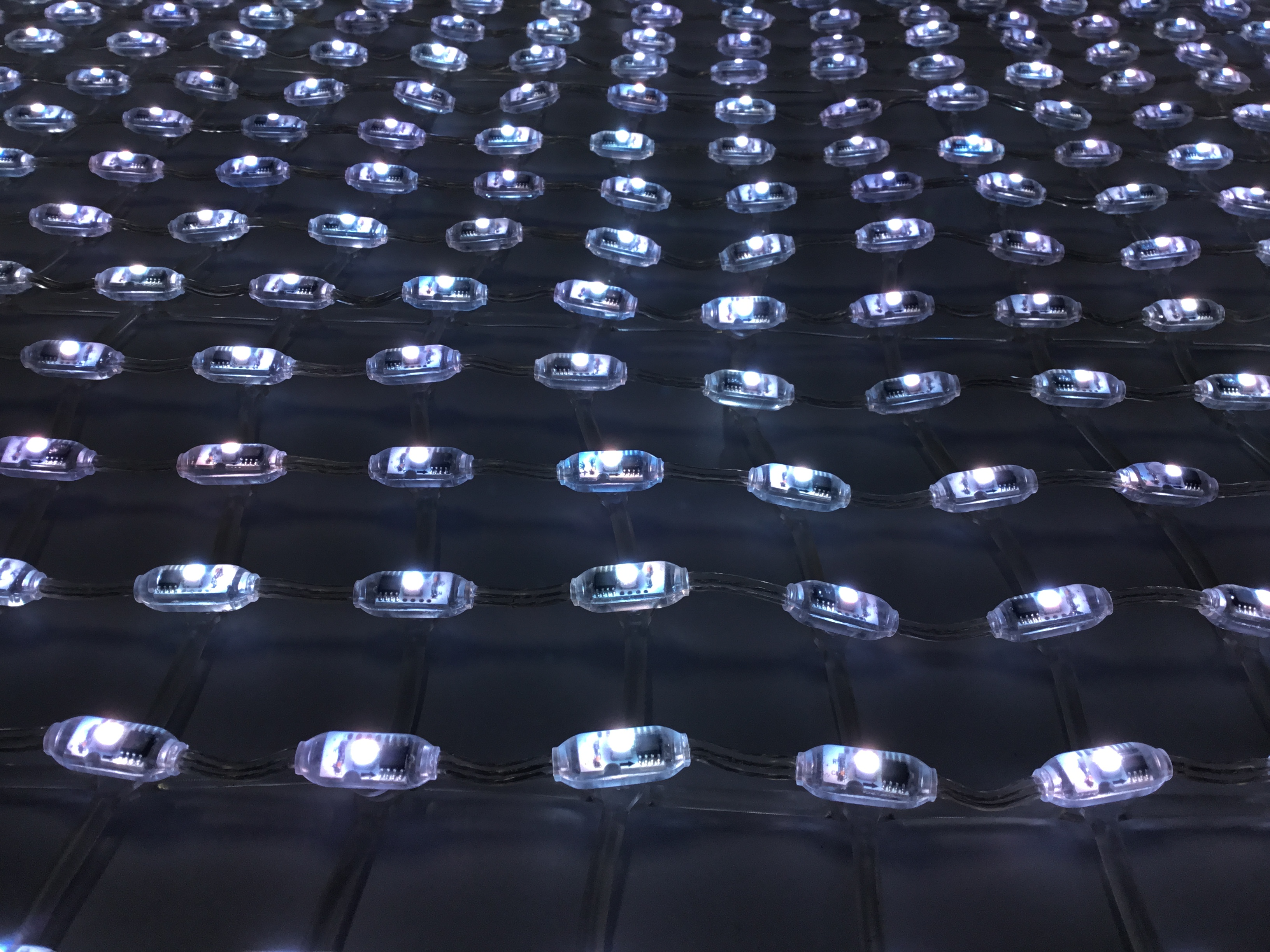 3D Mini Beam LED Pixel Light Transparent 8mm Pixel Pitch For Outdoor Decoration