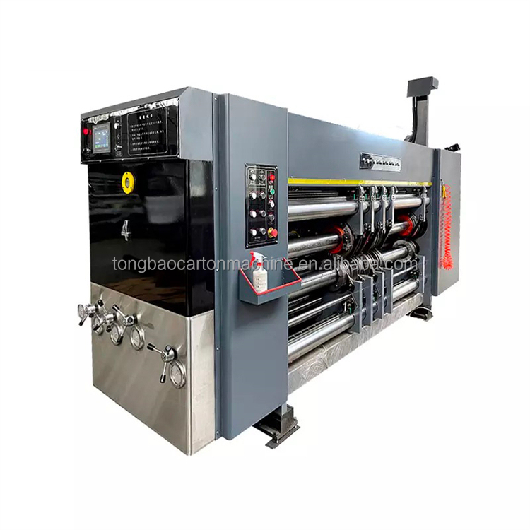 Flexo Plate Printer Slotter Die Cutter Machine for Corrugated Box Pizza Box Making