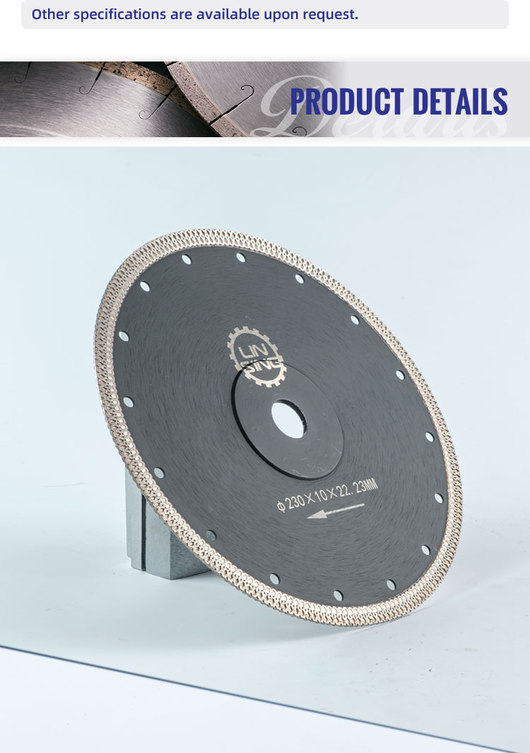 D230MM Protection Teeth Cutting Disc With Hot Press Technology