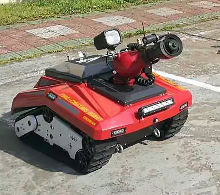 RXR-M60D Remote Control Fire Fighting Robot Robot Fire Fighter 1440×800×780MM