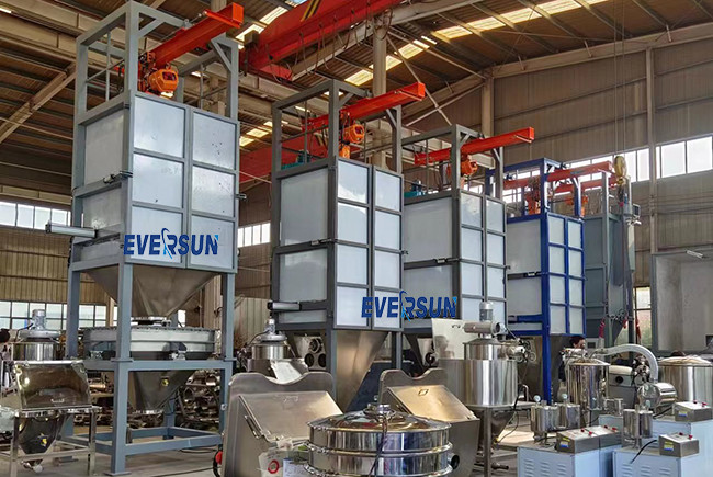 Closed Dust-Free And Efficient Automatic Unpacking Transportation System
