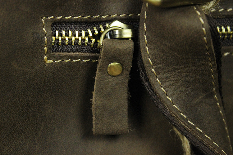 Slim Large Genuine Leather Laptop Backpack Mens Ladies Women'S