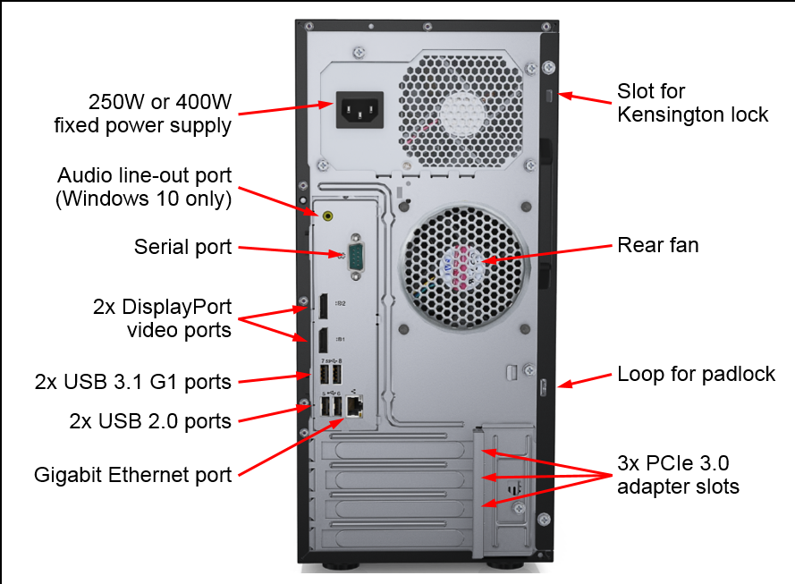 Lenovo ThinkSystem ST58 Xeon E-2200G/E2100G DDR4 16GB RAM Tower Server for Enterprise