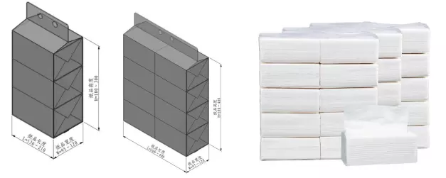 Semi Automatic Facial Tissue Packing Machine / Carton Box Packing Machine