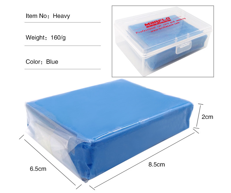 Red Medium Mild Grade Clay Bar Kit For Car Washing Auto Detailing