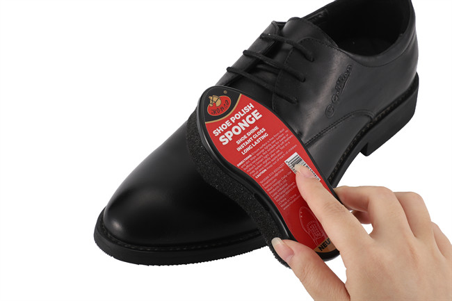 Shoe Shine Sponge Effective Instant Shiner Polish Neutral Care Oil Main Market Europe Hot Sale OEM