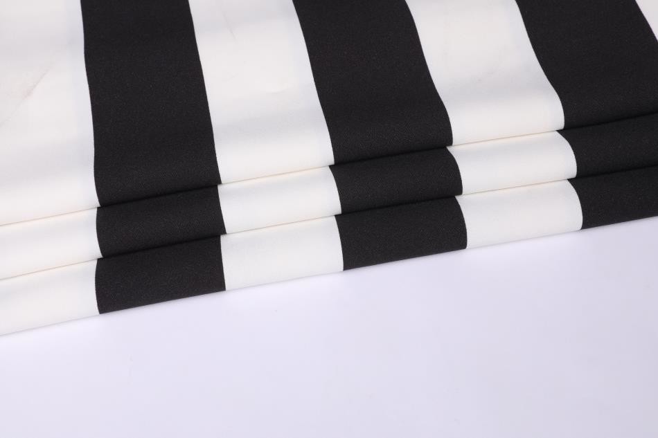 56" Poly Chiffon Fabric 180Dx180D 180gsm Striped Polyester