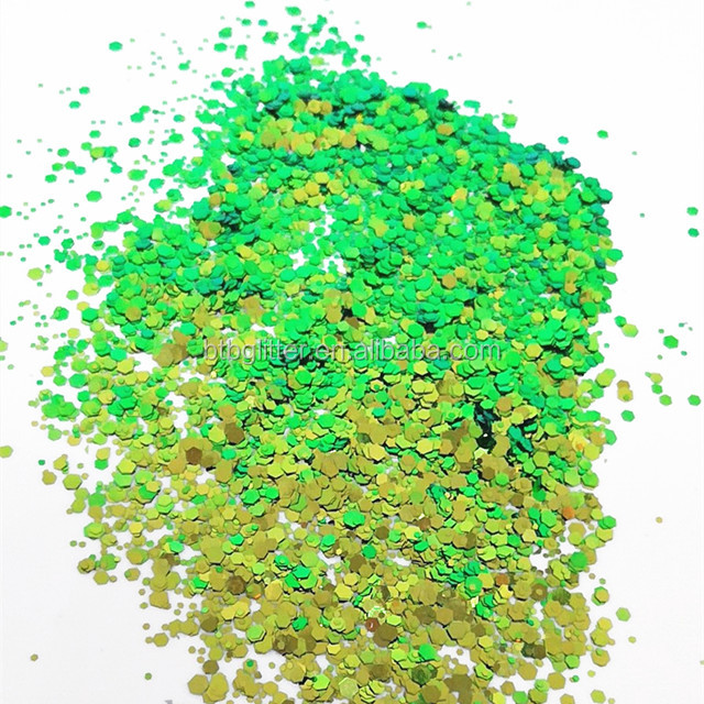 Valentine's Day Diwali-Packaged Bag Dropshipping Glitter Chameleon Chunky Nail Art Supplies Shift Color 3D Decorations