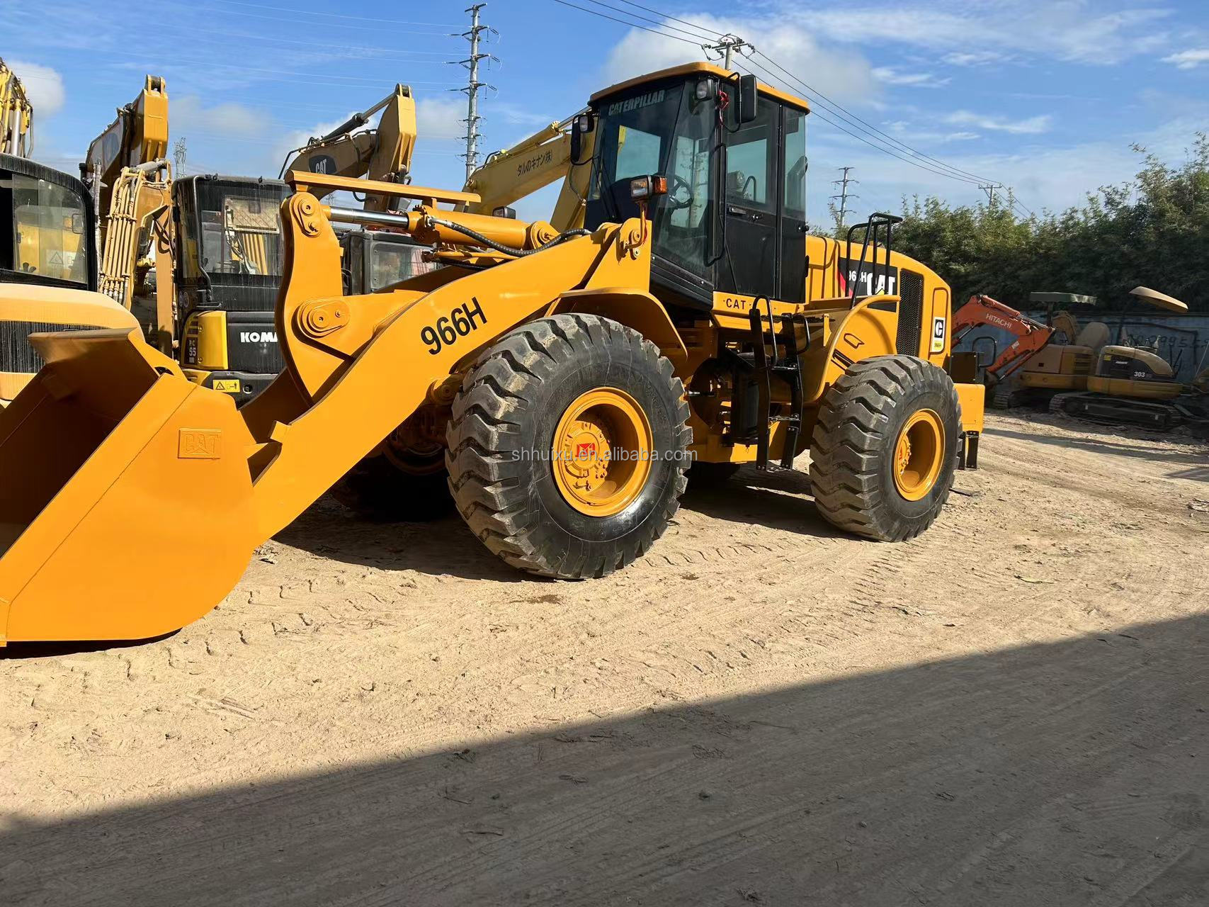 6 ton used loader CAT966H used caterpillar 966 wheel loader used excavator tractor