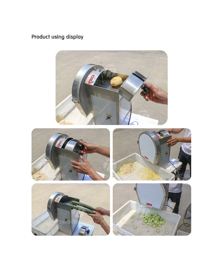 Stainless steel commercial slicer multi-functional potato radish fruit slicing machine