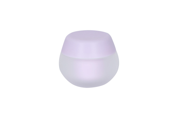 30/50/100ml Light Bulb Shape HDPE Plastic Lotion Bottles And 50g Acrylic Cream Jar Color Custom Facial Skincare Gi