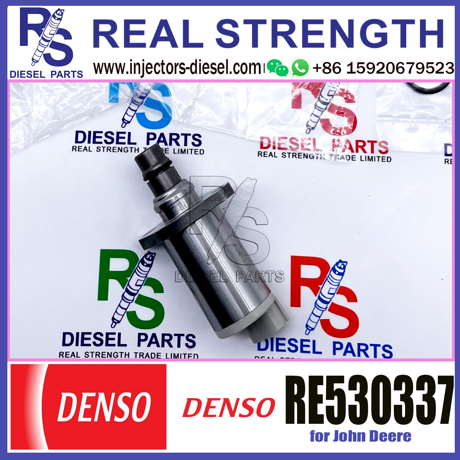 DENSO Suction Control Valve RE530337 4045 6068 Engine 210g 290glc 380glc Excavator