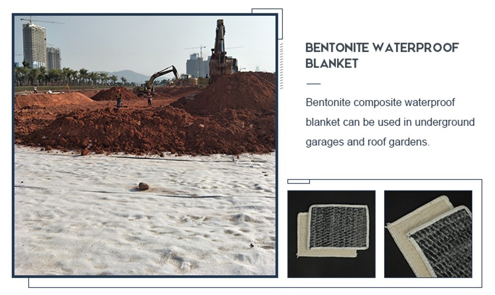 Waterproofing Bentonite GCL Clay Liner Geosynthetic Clay Layer Blanket
