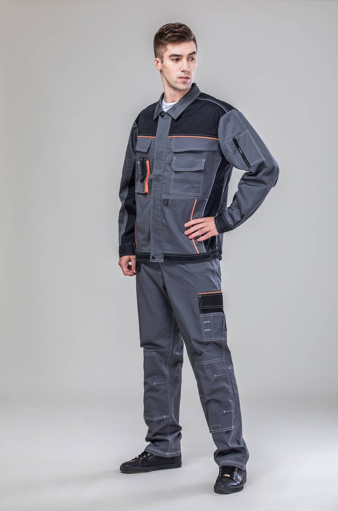 260gsm Adults Mens Work Clothes For Spring / Winter / Autumn S18001