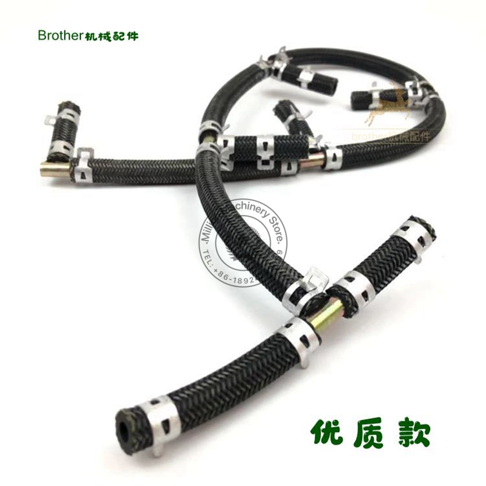 320D Diesel Pump Injector Nozzle Return Oil Pipe 320C With Intercooler Excavator Accessories