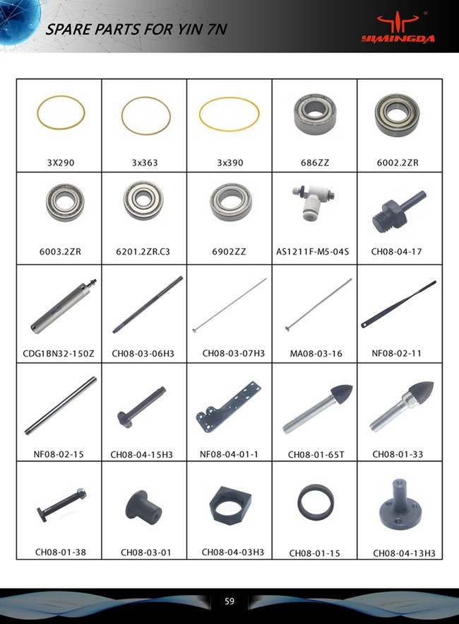 Timing Belt Auto Cutter Parts X Belt PN 8M-60-5960 For YIN Cutter Model HY2007