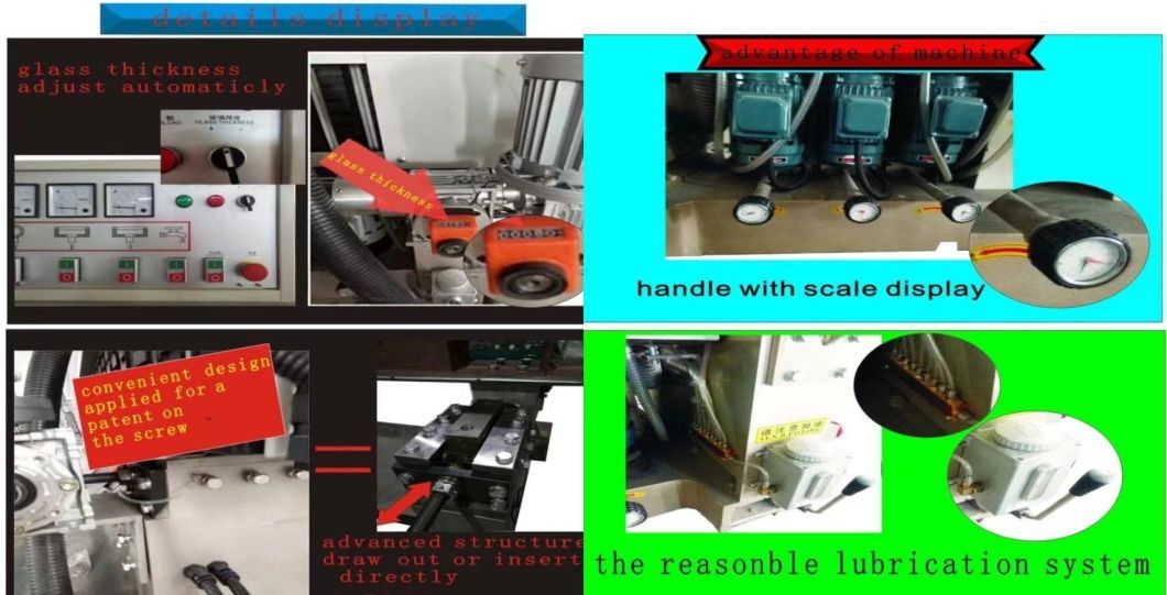 Glass Straight Line Edging Machine Polishing Machine 10 Spindle