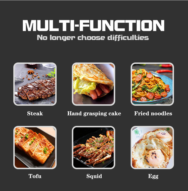 Electric Griddle for Restaurant Cooking Stainless Steel Material Temperature 50-300C