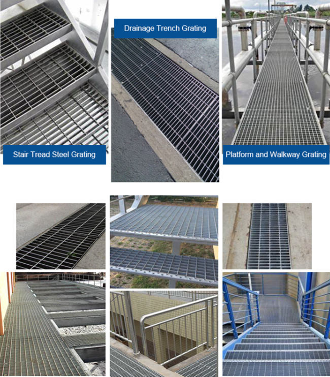 Hdg Basement Mesh Plain Bar Grating Steel For Car Park And Driveway