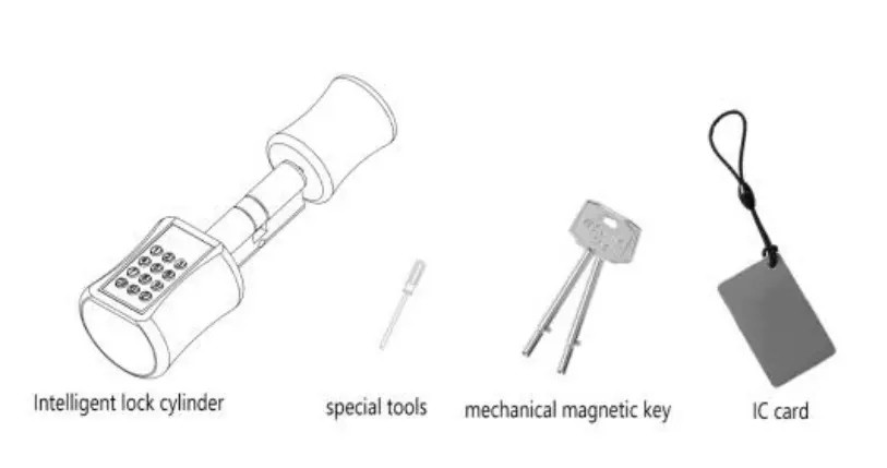 Keyless BLE Password Cylinders TT Lock App Frameless Glass Door Locks