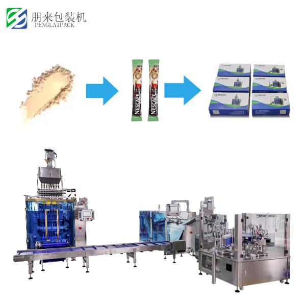 Automatic Multi Lane Sachet Packing Line Machine for Honey Ketchup Juice Stick Bag