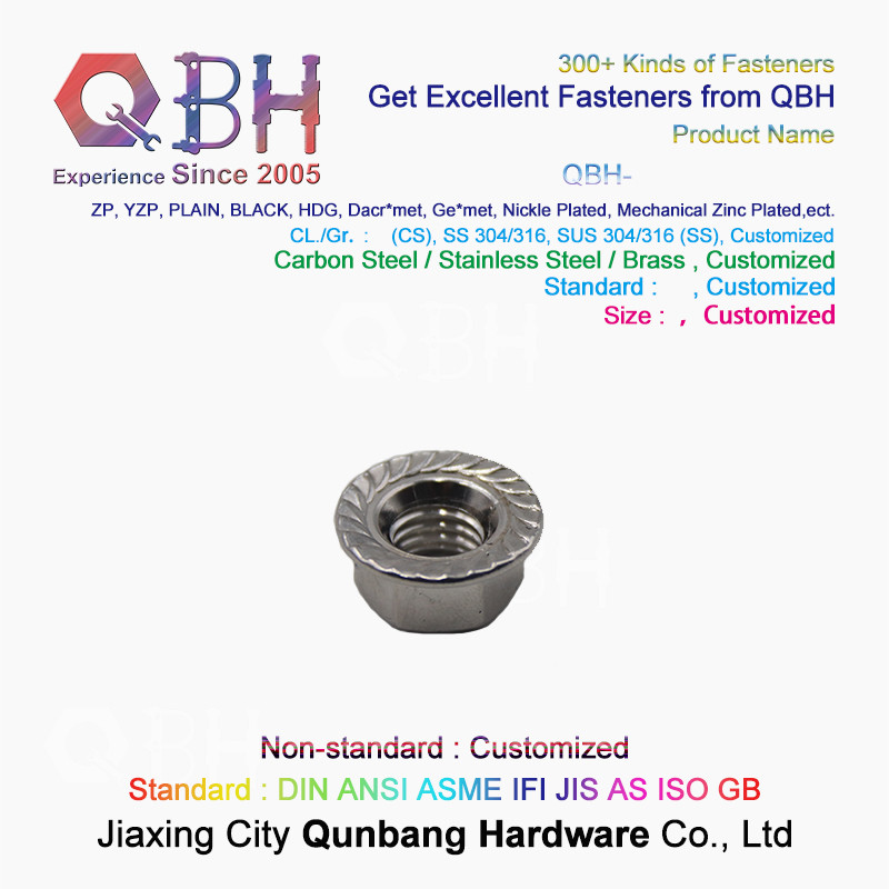 Hexagon Flange Nuts 304 Stainless Steel M3-M16 stainless steel t nuts
