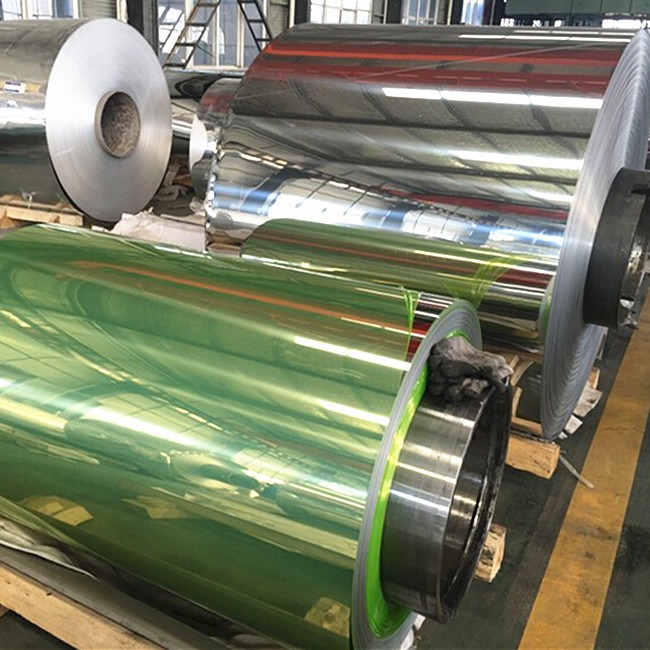 1060 1070 H12 Mirror Aluminum Lighting Reflective Aluminum Sheet Coil with Film