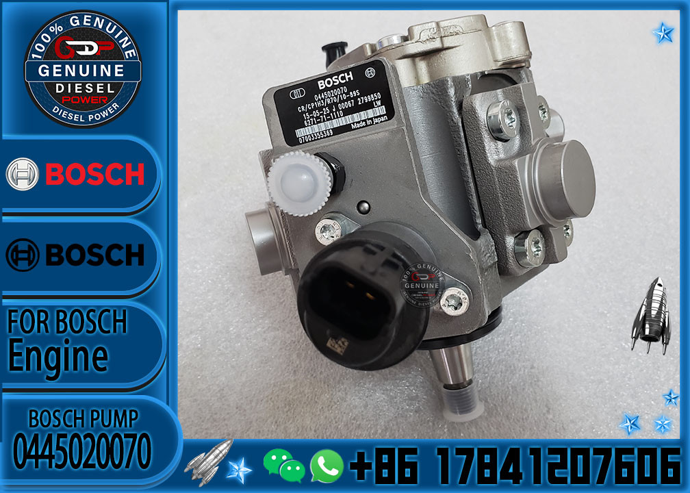 High Quality Diesel Fuel Injector Pump 6271-71-1110 0445020070 0 445 020 070 For Komatsu SAA4D95LE-5 Engine