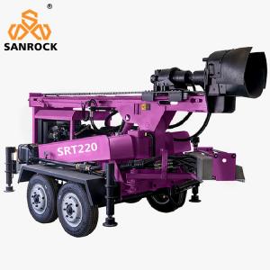 Buy cheap Trailer Mounted Water Well Drill Machine Rig Hydraulic Small Water Well Drilling Rig product