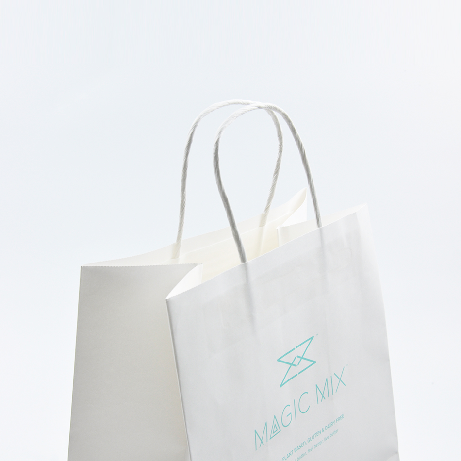 Eco Friendly Printed Paper Bags Portable With Handle Oem Odm Available
