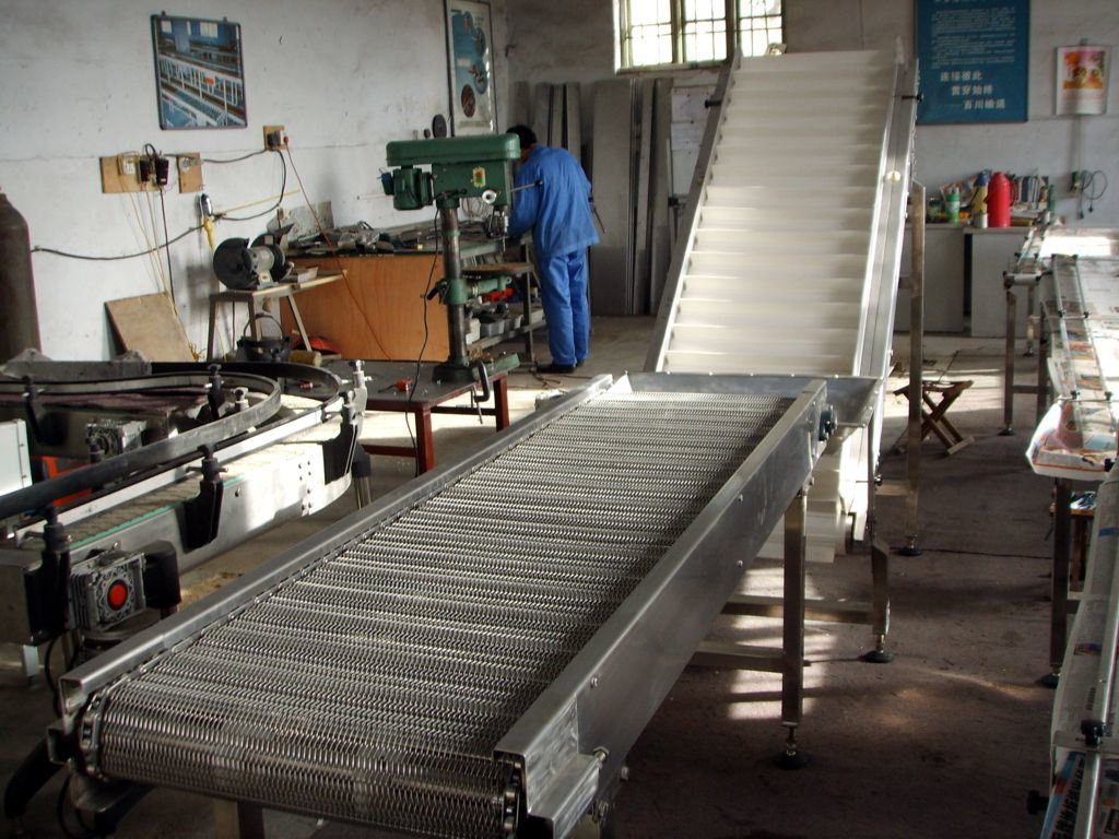 Climbing Conveyor Belt Modular Belt Conveyor Machine for Food Transporting
