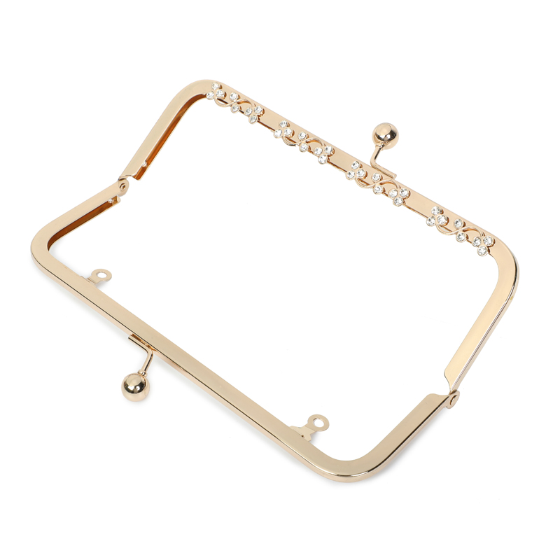 Alalamu Clutch Frame Hardware Square Purse Frame 8.26×2.75in