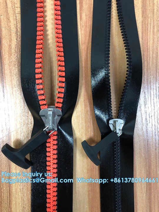 10# High Quality Resin Teeth Waterproof Airtight Zipper Welding For Cooler Bag Isolation Capsule Multi Colors Custom