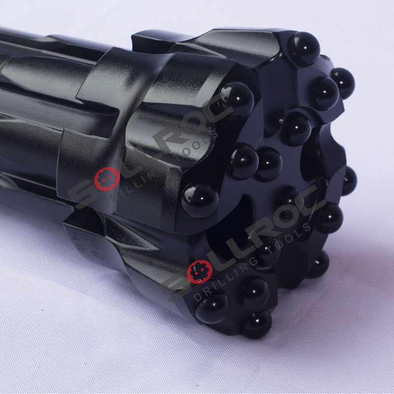 High Air Pressure PR40 138mm RC DTH Bit With Black Color For Ore Grade Control