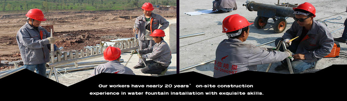 Programmable Water Curtain Fountain , Graphic Water Curtain Sprinkler