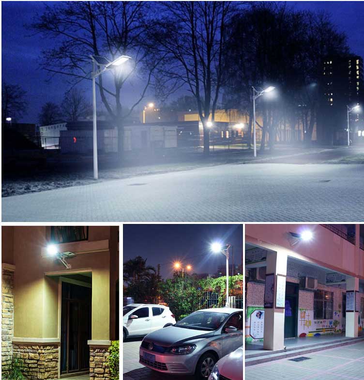 100lm/w SMD 5730 150w 200w 300w Solar Garden Street Light