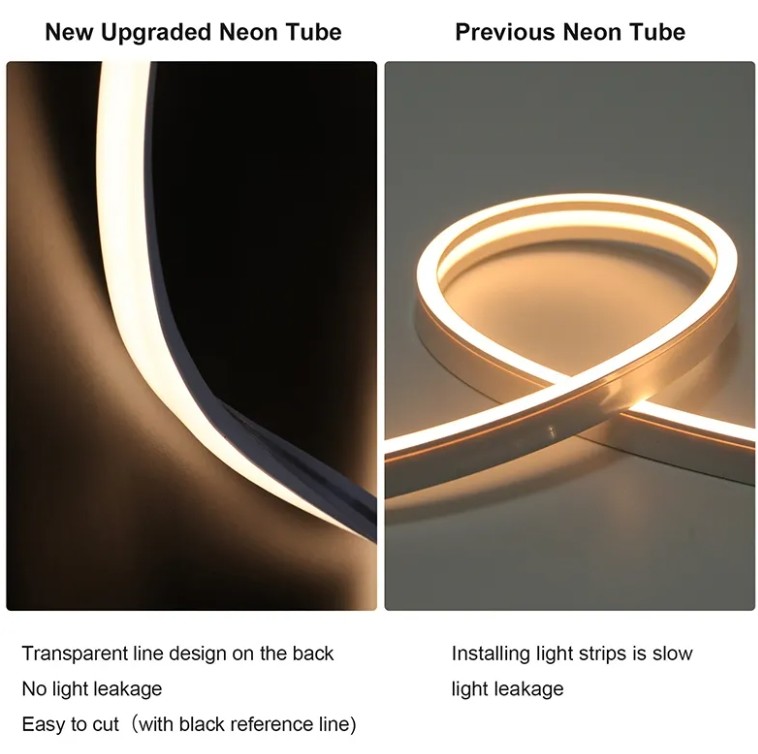 High Cri 90 95 Neon Led Strip Light 3*8 4*8 6*12 3mm 4mm 6mm 8mm 10mm 16mm 12V 24V Silicone Tube Rope Flex Neon Led Strip Lights